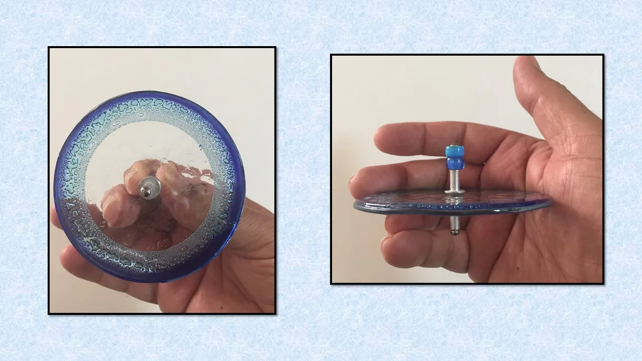 Glass Spinning Top
