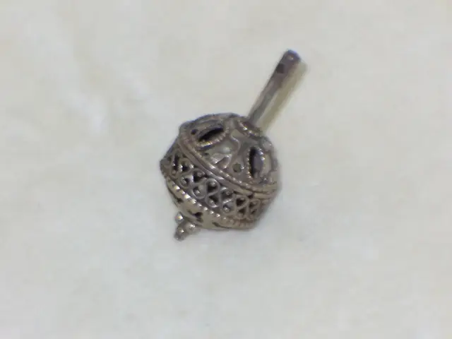Silver spinning top by Ben Yehuda Jewelry Ltd.