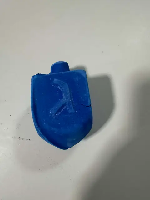 Soap spinning top from Italy brought by Bosmat and Jonatan