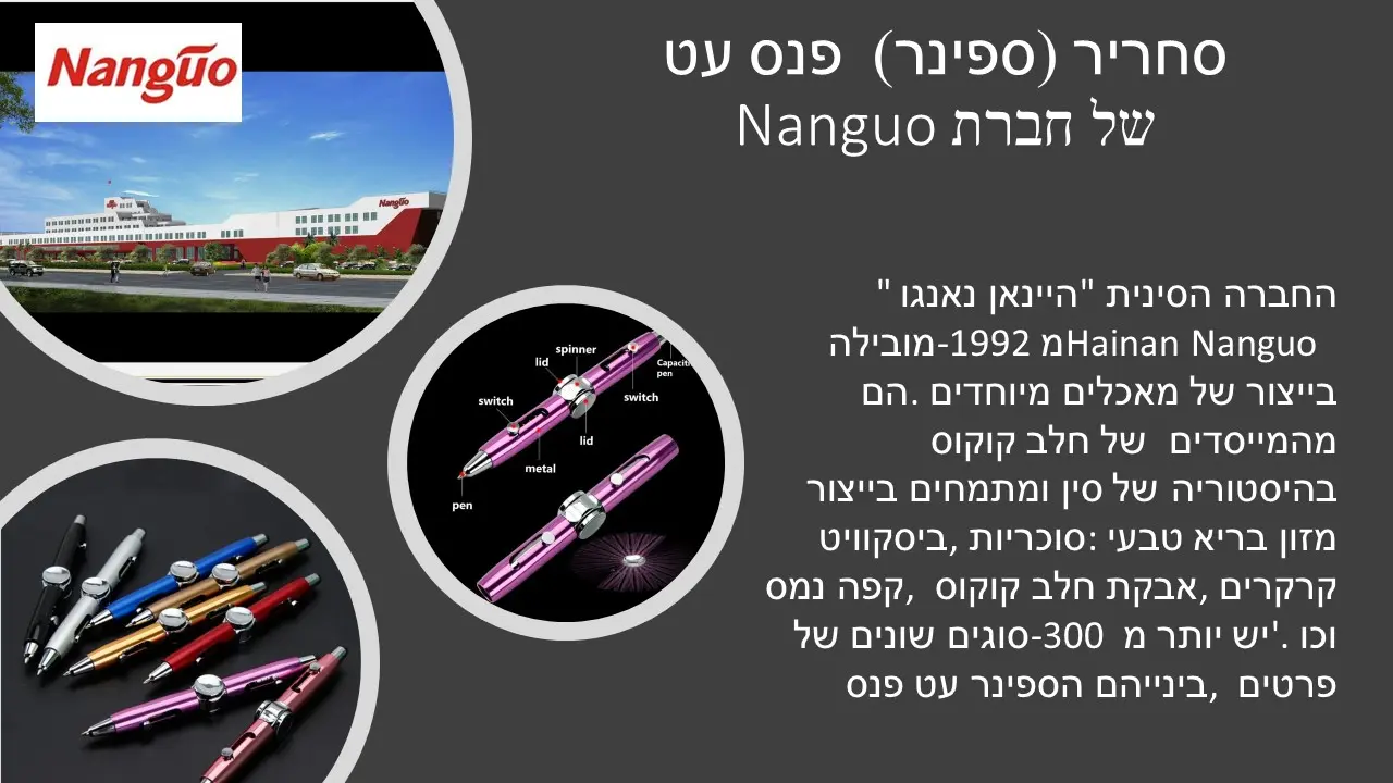 ספינר (סחריר) פנס ועט