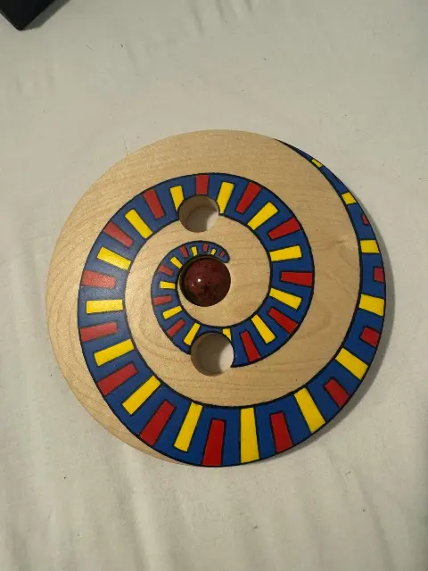 Spiral spinning top by Austrian Madar