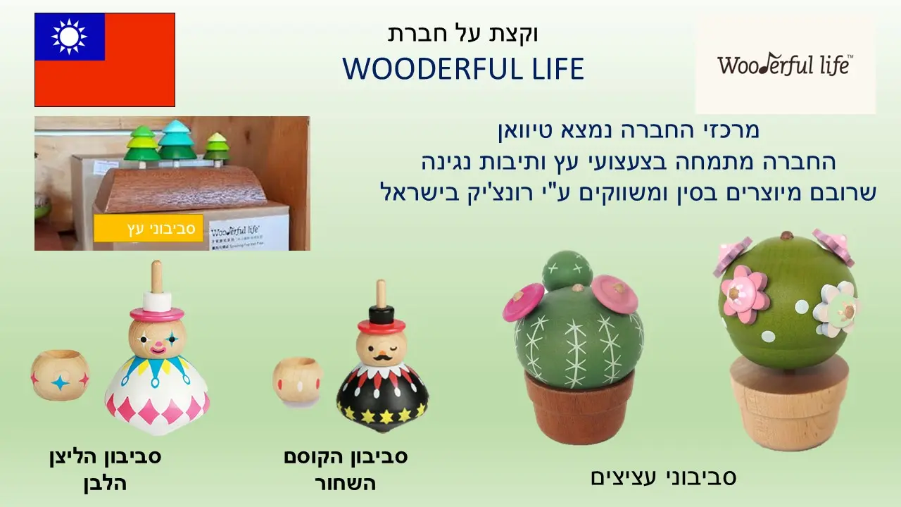 סביבון הפרח של Wooderful Life טייוואן