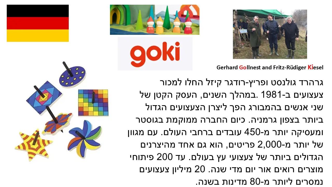 סביבון דסקים של GOKI