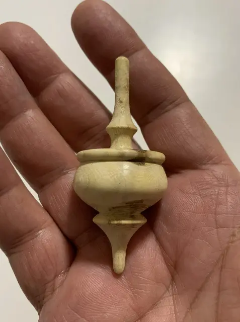 Wooden Spinning Top 2021 by Leon from Karmiel