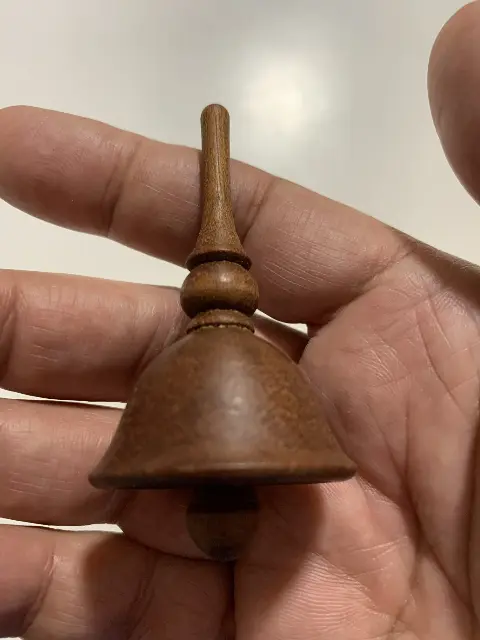 Wooden Spinning Top 2021 by Leon from Karmiel