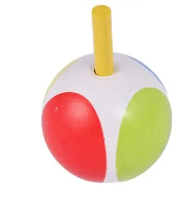 Color-changing spinning top