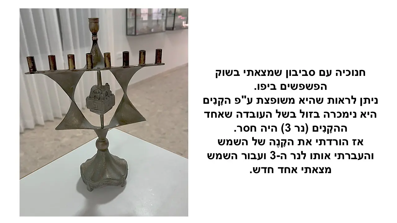 סביבון חנוכיה של KARSHI