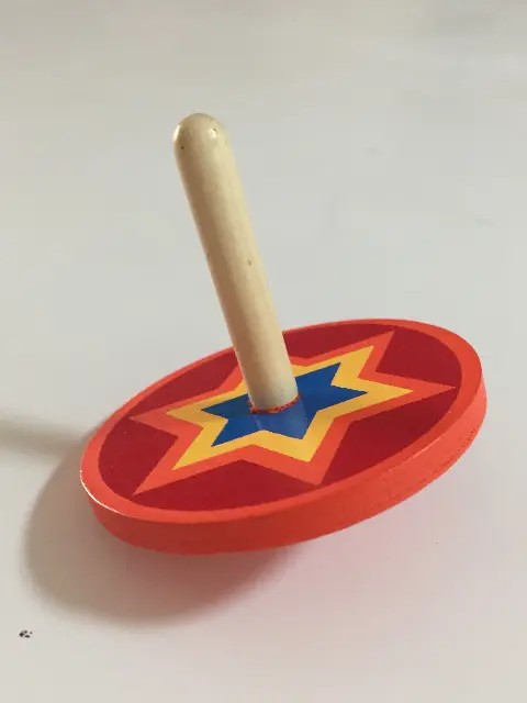 A Star of David spinning top from the Hungarian State Market in Budapest, Hungary