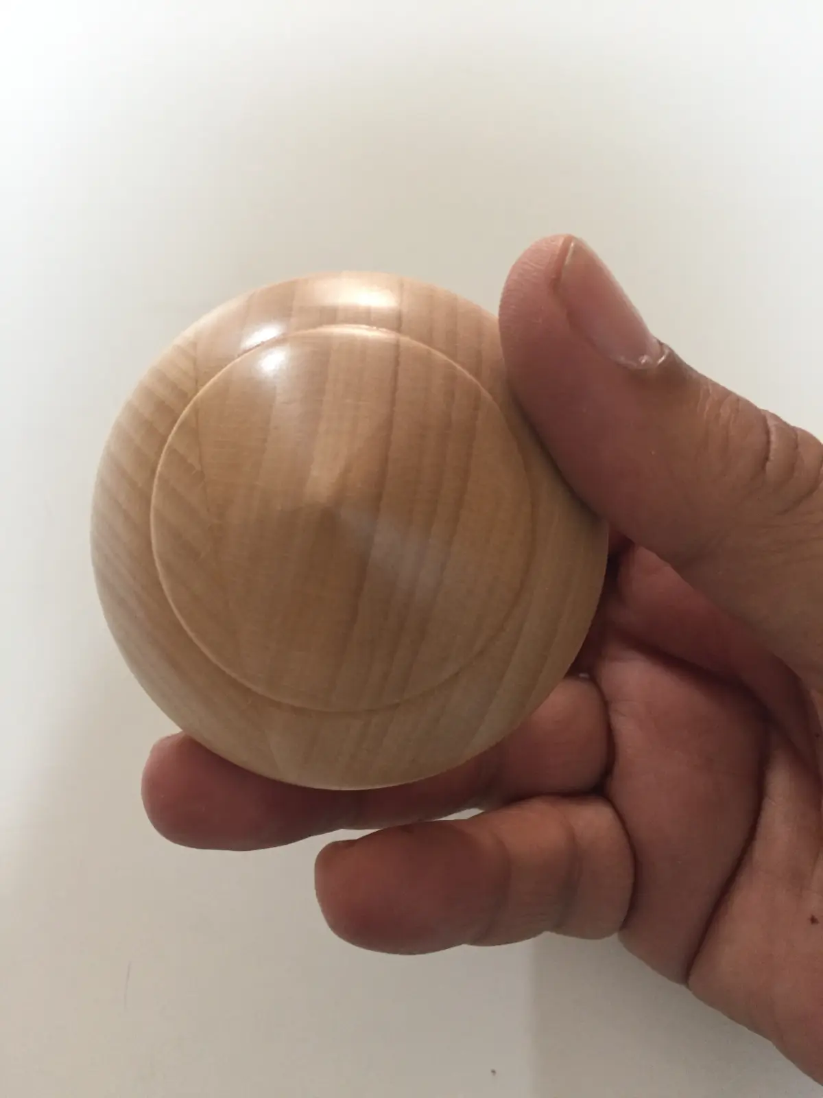 Spinning top with rod and string launcher from Budapest, Hungary