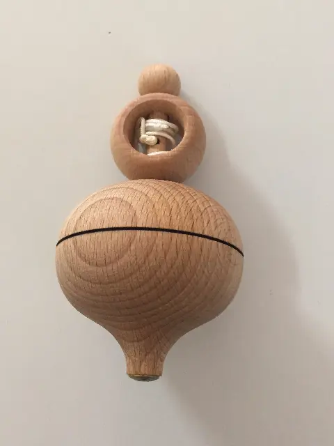 Spinning Top with string launcher, Hungary