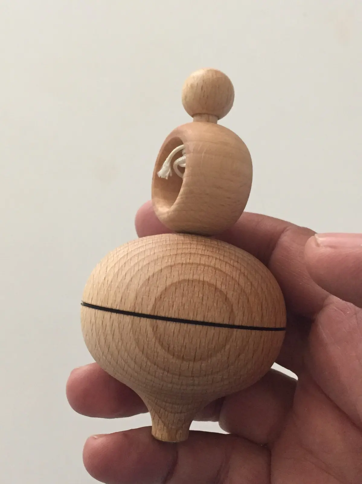 Spinning Top with string launcher, Hungary