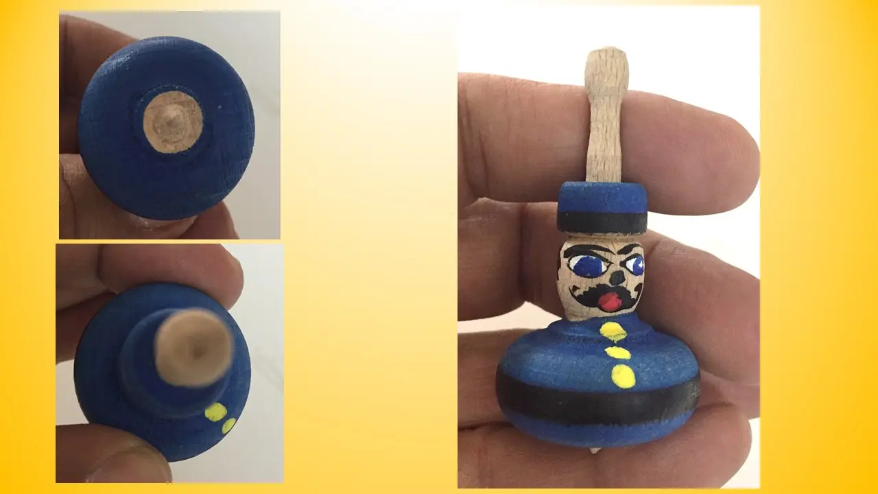 Hungarian soldier spinning top, Hungary