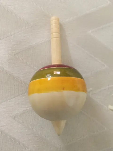 Maya Organic Wooden Spinning Top