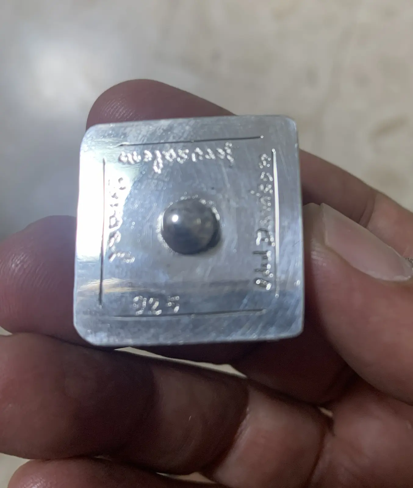 Spinning top from Oded Davidson's product label