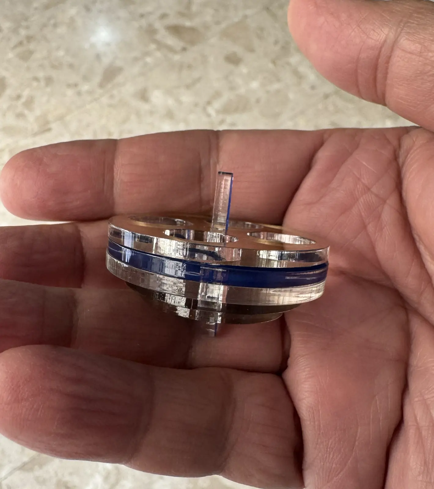 Ofer Edinburgh Acrylic Spinning Top