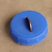 DIY Cork and Coin Spinning Top